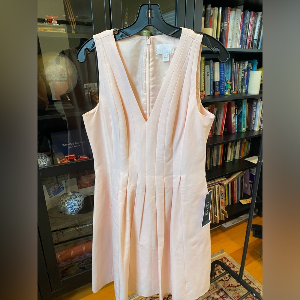 J. Crew Sleeveless Dress in Pink Blush. Size 8. Brand new with tags